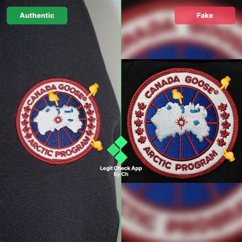 canada goose counterfeit check